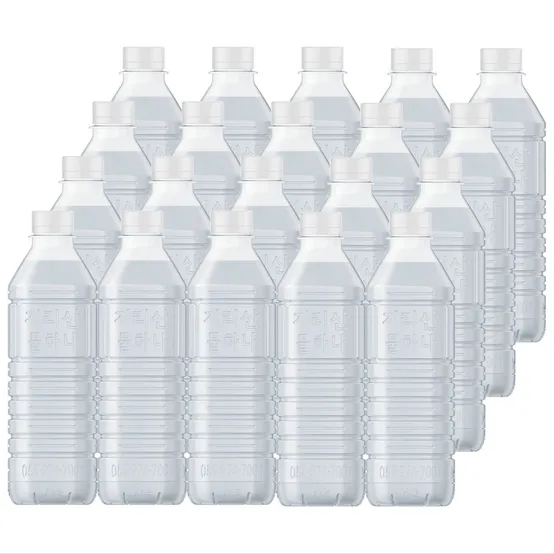 [APP전용] 생수 지리산 물하나 무라벨 500ml X 80