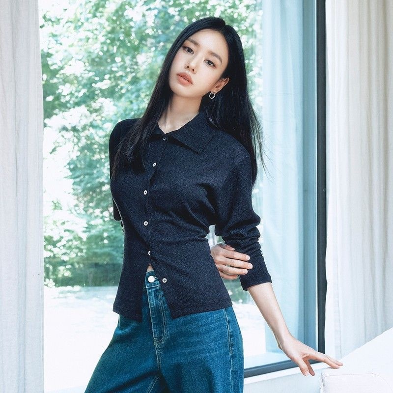 {당일발송} 셀렙샵에디션 25FW 플리츠 버튼업 슬림 블라우스 2종 989315