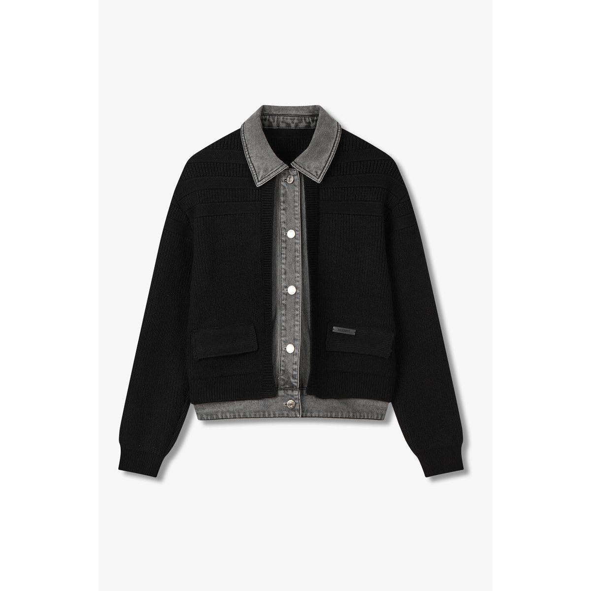 VOV 보브 데님패치 니트가디건7155450003 780156