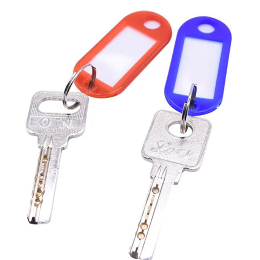 열쇠 네임택 블루 캐비닛 개인 사물함 번호키 이름표 키태그 키네임 고리