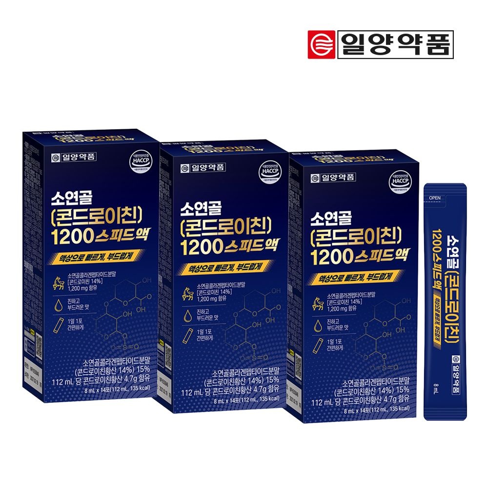 일양약품 일양 소연골 콘드로이친1200스피드액 14일분x3박스