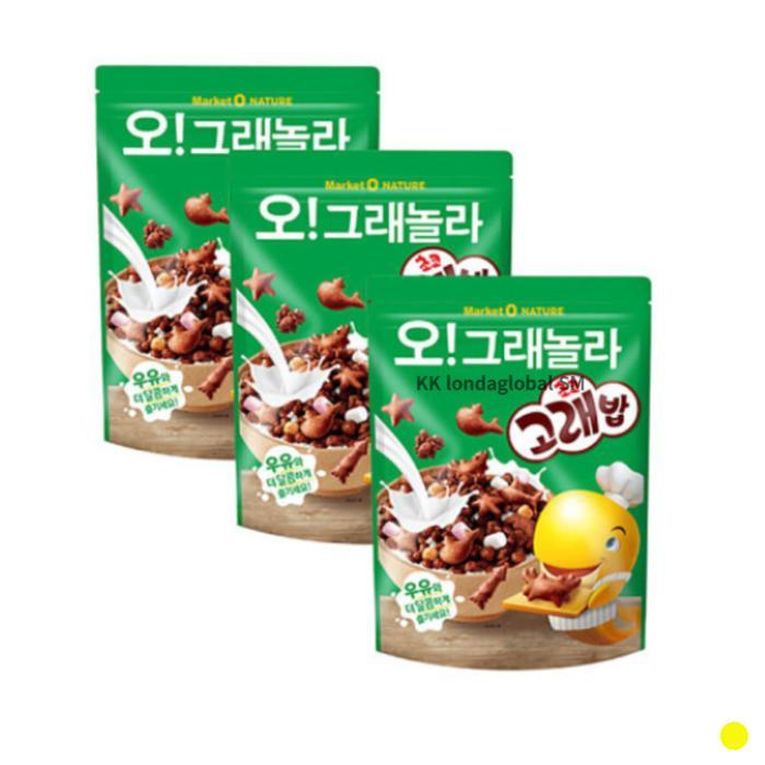 마켓오네이처 오그래놀라 초코 고래밥 간식 275g X3개