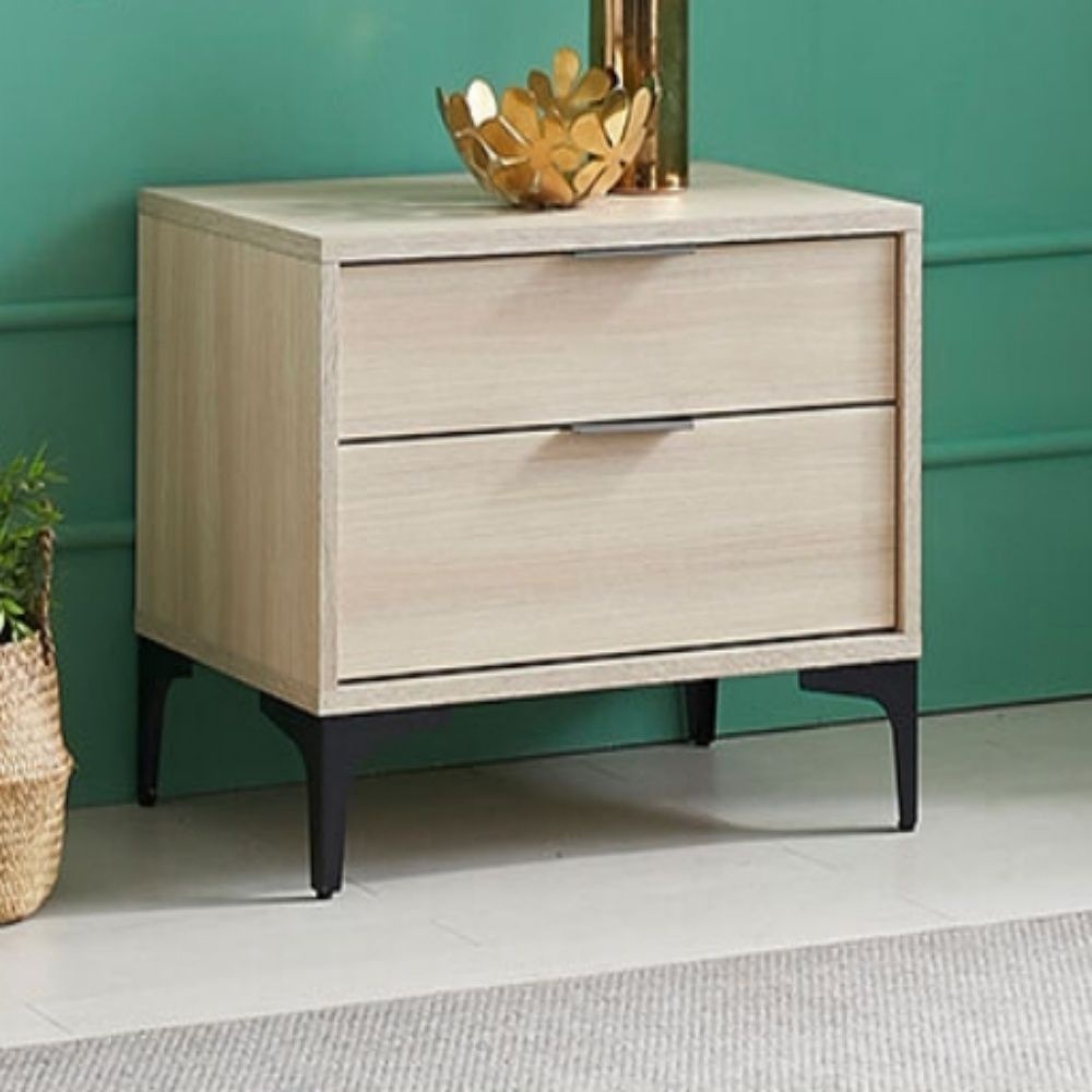 비제이마켓 2단 협탁수납장 내츄럴 60X40X46CM 거실TV장 거실TV장식장 침대협탁