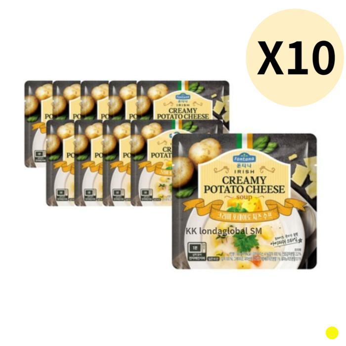 폰타나 크리미 포테이토 치즈 수프 추천 180g X 10개