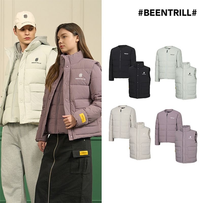 NINGBO TONGFU IMPORT& EXPORT CO., LTD, 빈트릴 25FW 패딩 베스트+라운드점퍼 2종 세트[35504836]