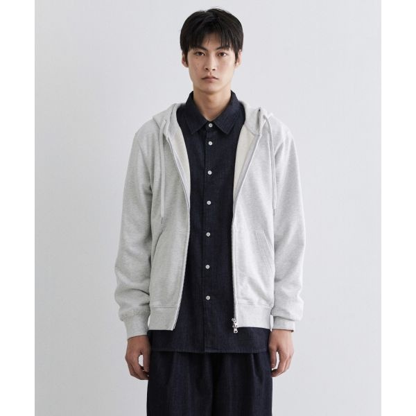 <매장정품> 무신사 스탠다드 MUSINSA STANDARD 후디드 스웨트 집업 [멜란지 라이트 그레이] MITS0003-ML 338594