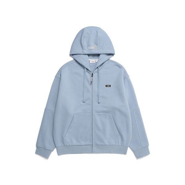 내셔널지오그래픽 N233UFT901 컴포터블 오버핏 트레이닝 후드 집업 STORM BLUE 392909