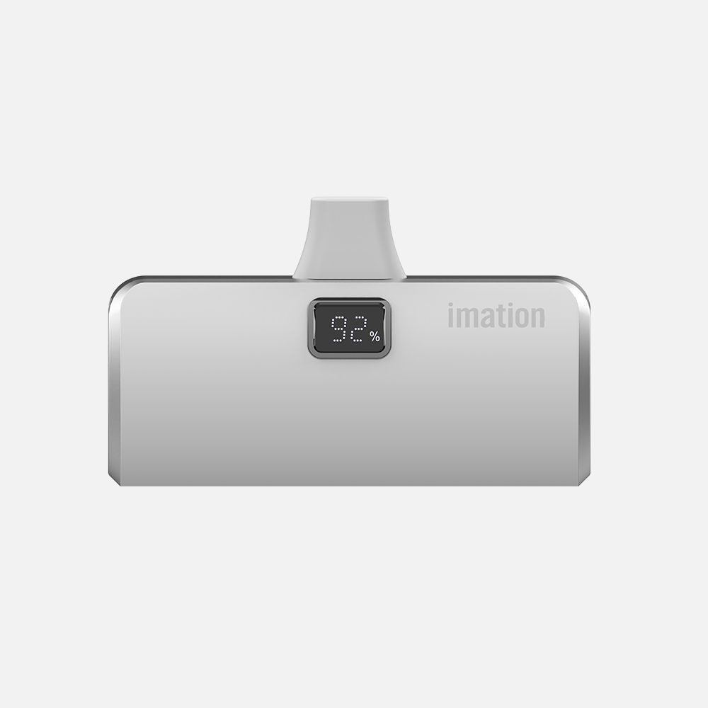 이메이션 도킹형 보조배터리 미니 파워 뱅크 5000mAh 듀얼센스 호환 화이트