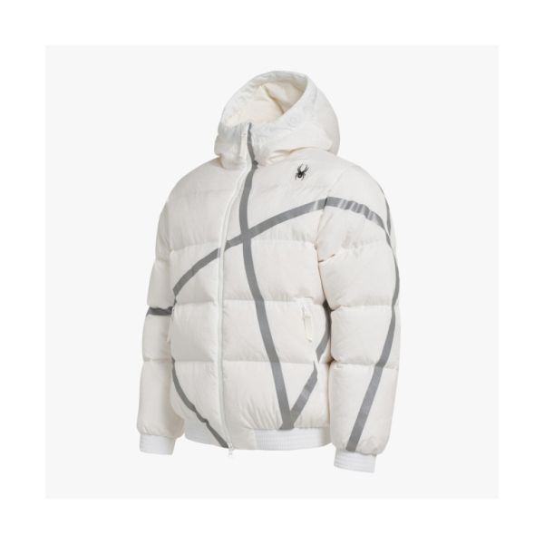 브랜드정품 스파이더 SPYDER 공용 라이프스타일 리플렉티브 테이핑 다운 자켓 재킷 SPGWCNDJ302UWHT 252053