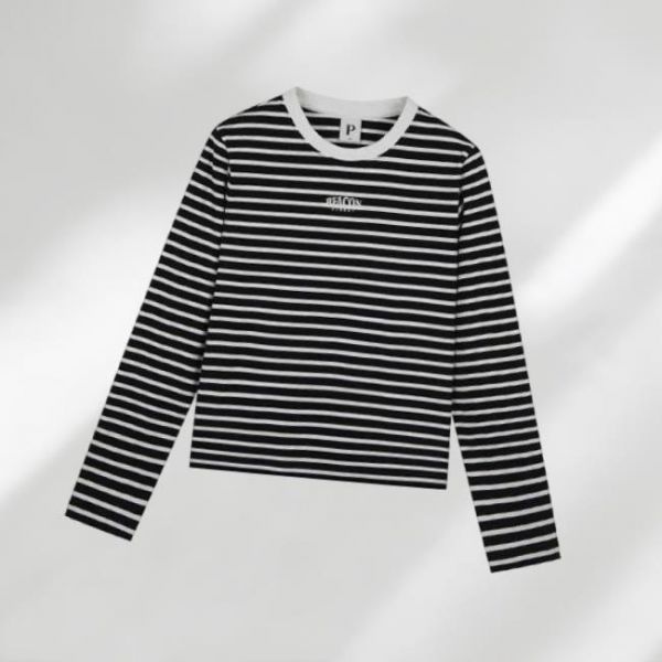 {매장정품} 폴햄 여성 그래픽 크롭 긴팔티 PHE3TR2110 914006