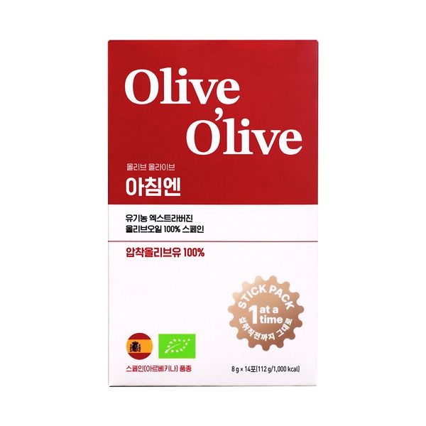 (주)코지맘바이오 [셀게이트] [단품]올리브 올라이브 아침엔 유기농 엑스트라버진 올리브오일 (스페인)