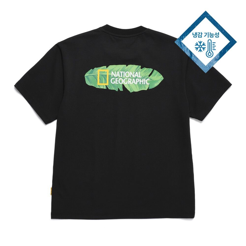 정품발송 내셔널지오그래픽 N242UTS670 크로우 유니 쿨맥스 컨셉 그래픽 티셔츠 CARBON BLACK 311818