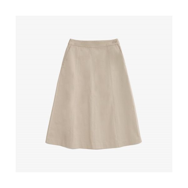 라코스테 LACOSTE 여성 치노 플레어 스커트 [베이지] JF701E-55N02S 383442