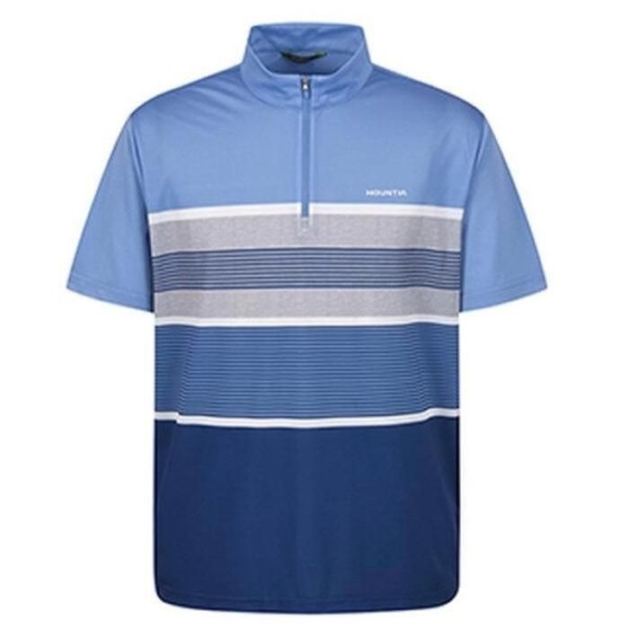 [마운티아]마운티아 남성 여름 일상 등산 스트라이프 반팔 리티안티셔츠Z3 1MQTSM4032-LB_SC