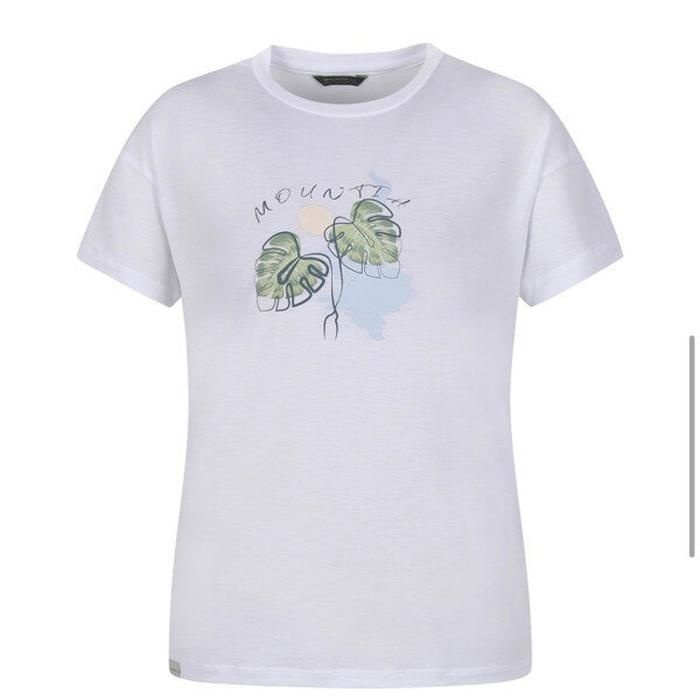 [마운티아]마운티아 여성 여름 일상 등산 루즈핏 반팔 티 타라그티셔츠R4 1MQTSM4526-WH_SC
