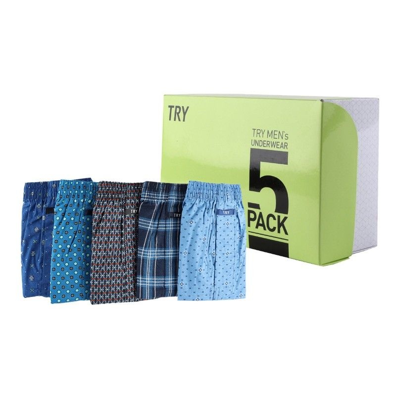 트라이 TRY 남성 코튼 프로젝트 트렁크 5종 박서 세트 MW 5P 650257