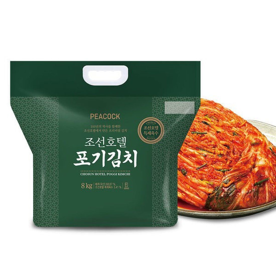 신세계푸드 피코크 특제육수 조선호텔 포기김치 8kg