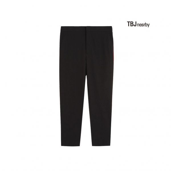 티비제이 남성 9부 TR 사이드배색 슬랙스 팬츠(T182PT291P)788861