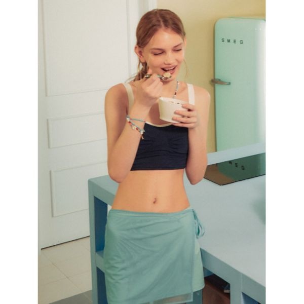 (매장정품) 배럴 BARREL 서머 브리즈 커버업 숏 스커트 라이트민트 (B5SWWSK062LMT) B5SWWSK062LMT 479614