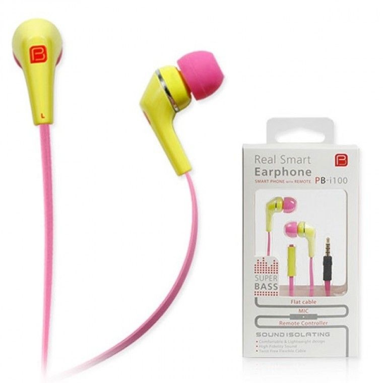 HICKIES PB-I100-운동이어폰.유선이어폰.러닝이어폰.스포츠이어폰.음질좋은이어폰.강의용이어폰.풍부한음량.헬스