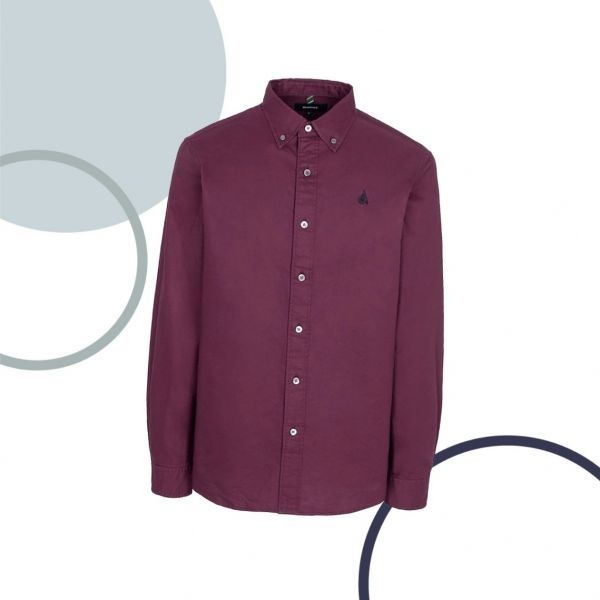 브랜드정품 빈폴 남녀공용 옥스퍼드 솔리드 셔츠 와인 (BC5764E05Z) 244742