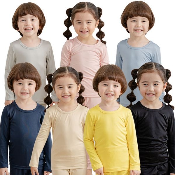 아동내의 웜히트텍/발열기모내의 아동내복 실내복 아기내복 아동잠옷 : 롯데ON