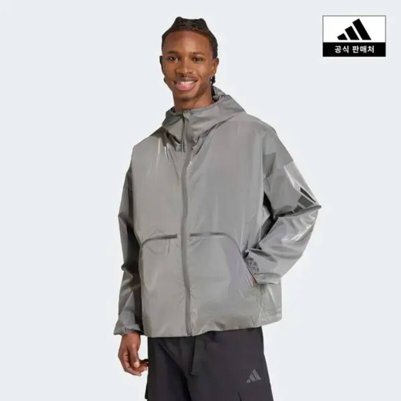 아디다스 ADIDAS JW6685 시티 테크 메탈릭 홀리데이 윈드브레이커 379617