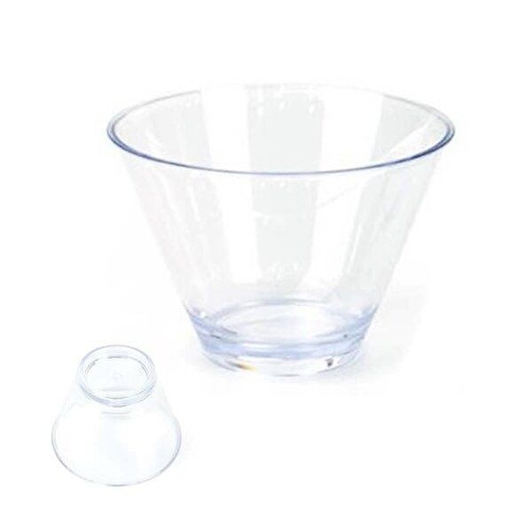 고품질 투명 빙수볼 대 화채그릇 과일 시리얼 요거트 디저트 시리얼 원형 후식 화채그릇 소스 WFH3SD3