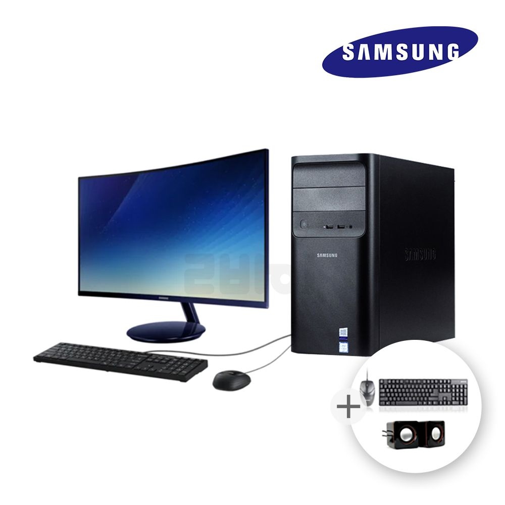[중고] 삼성전자 삼성 DB400TCA 10세대 i5 16G SSD HDD 듀얼하드 PC Win10 고급 사무용 타워형 랜덤 모니터 세트