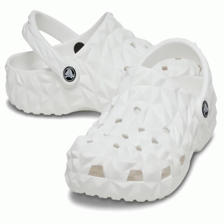 크록스 [패션플러스][크록스]크록스 클래식 지오메트릭 클로그 화이트 209563-100