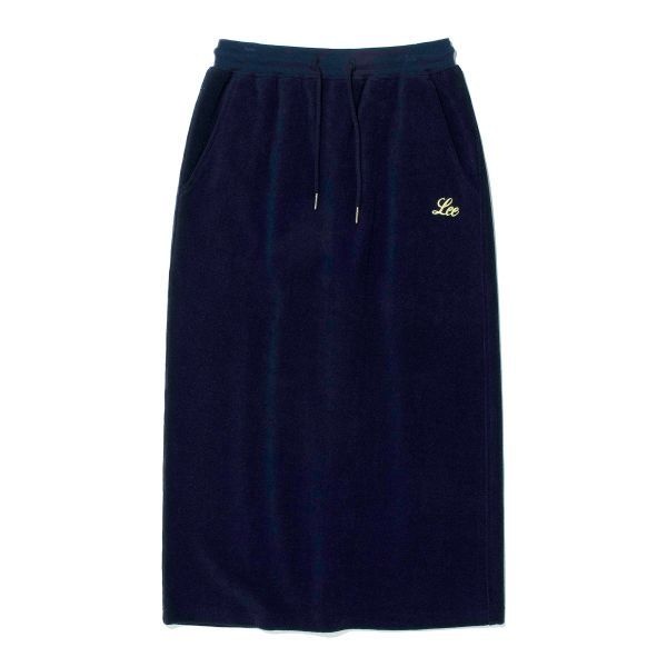 <매장정품> LEE 우먼 테리 롱 스커트 네이비 LE2401SR20NA 156848