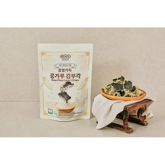 [오희숙전통부각] 부각명인이만든 찹쌀가득 콩가루김부각80g