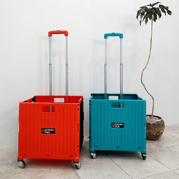 시앵 스피니 4륜 박스형 캐리어 접이식 쇼핑카트