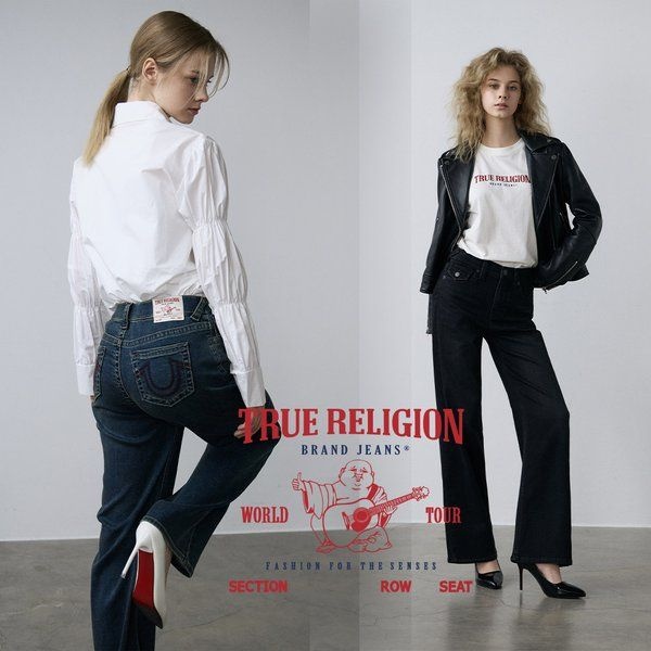 트루릴리젼 [트루릴리전] 여성 25FW 액티브 데님 팬츠 2종세트 194098