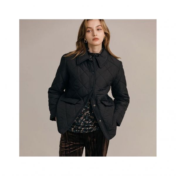 막스까르띠지오 스탠다드 카라넥 퀼팅 점퍼 533477