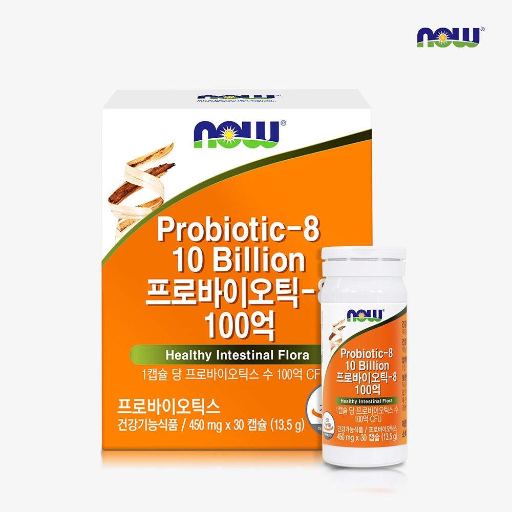 닥터엘리자베스 나우푸드 프로바이오틱스-8 100억 유산균 30캡슐 1개월분