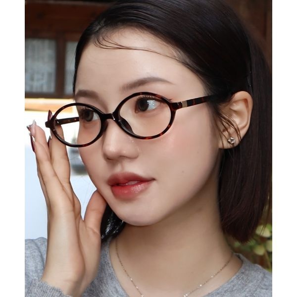 국내브랜드 HANGLE EYEWEAR 블루라이트 차단 긱시크 오벌 호피 Geek-chic-Oval-Hopi 637001