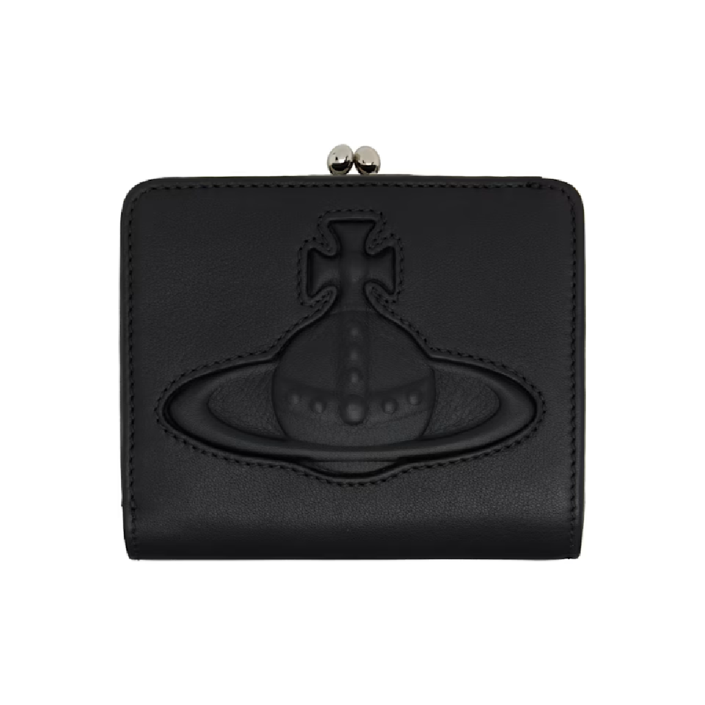 비비안웨스트우드 블랙 인젝트 로고 코인 포켓 지갑 5115002ZW L001S TP862165224