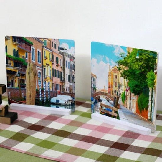 아트박스/꾸밈 ia505-스탠드액자2P_이탈리아의동화같은거리