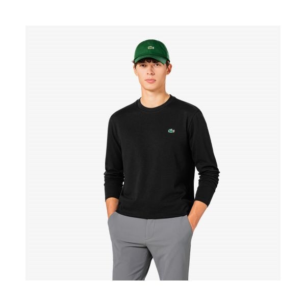 국내정품 라코스테 LACOSTE 남성 베이직 긴팔 티셔츠 블랙 TH353E-55N031 649190
