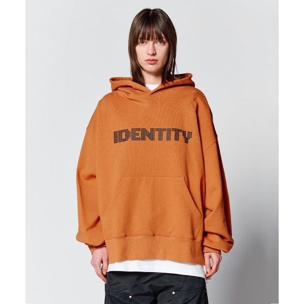 <백화점정품> 이에이 IEY IDENTITY BLOCK HOODIE Orange 149056