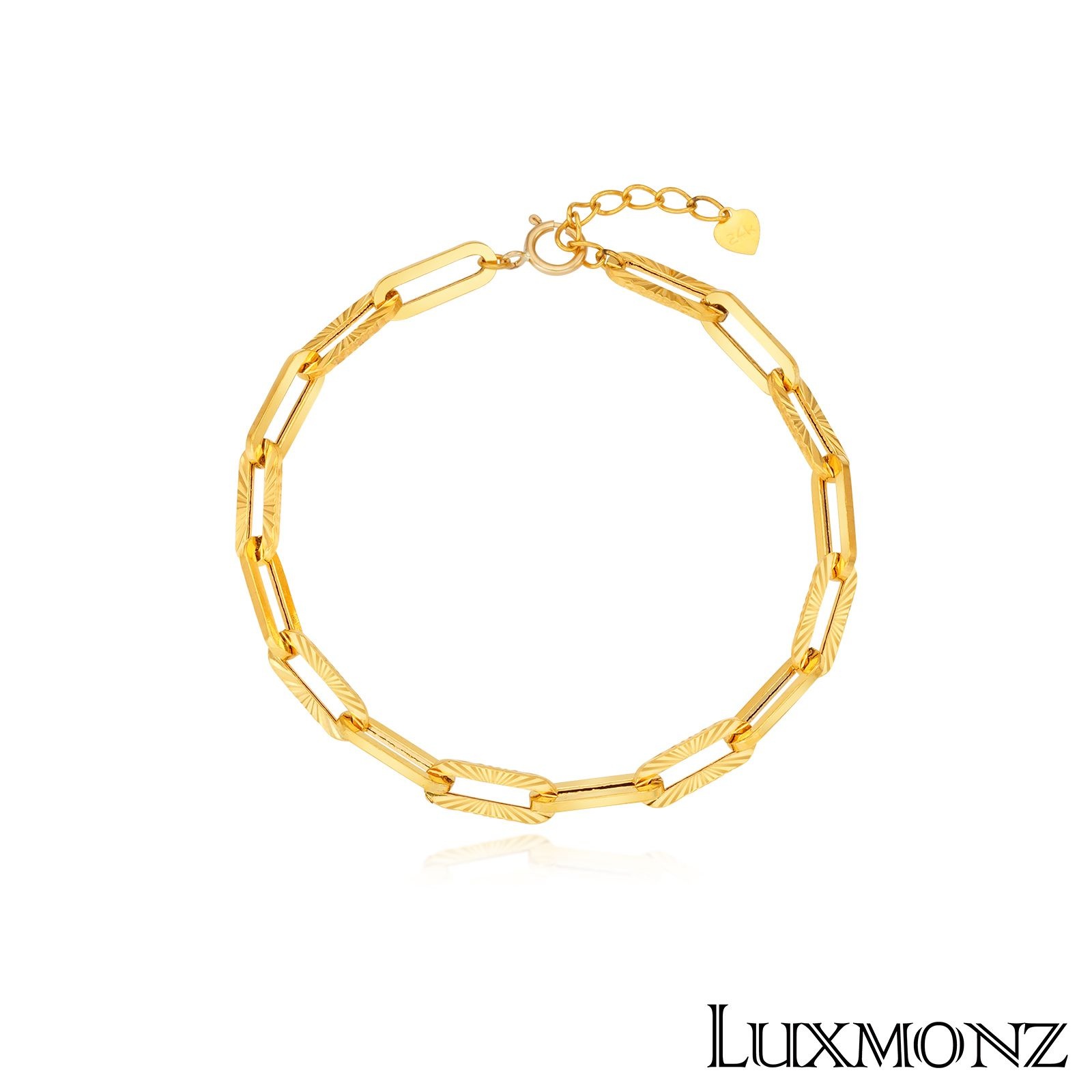 [금화글로벌(주)](현대홈쇼핑) [마지막 생방송] 룩스몬즈 24K  임페리얼 클립 팔찌 +(방송) 골드바 2개