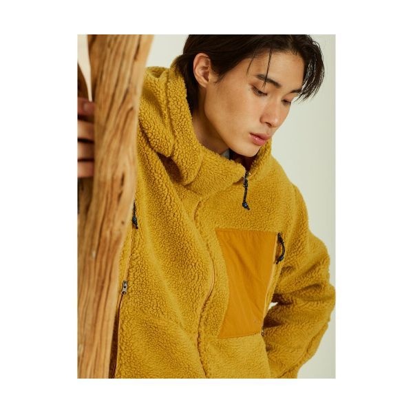 빈폴 BEANPOLE MEN 플리스 후드 언밸런스 집업 머스타드 (BC4X41NA1G) BC4X41NA1G 216514