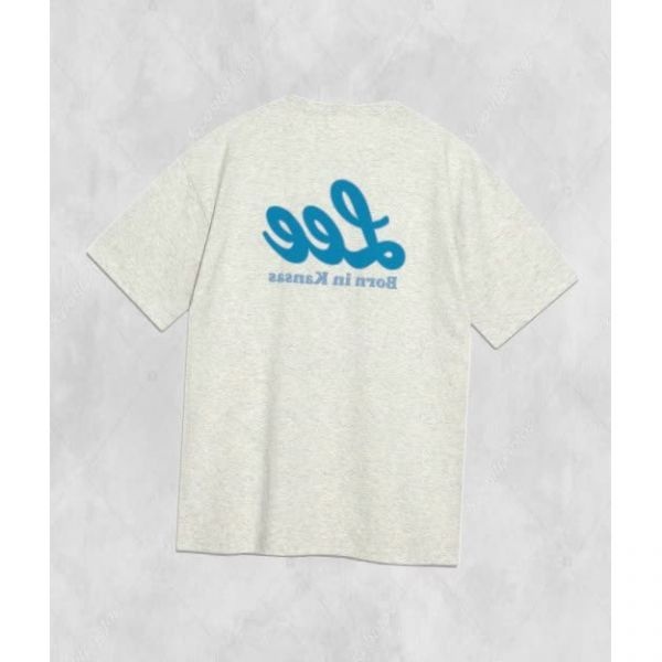 리 유니온 로고 티셔츠 오트밀 231538 FE4797965-E2B