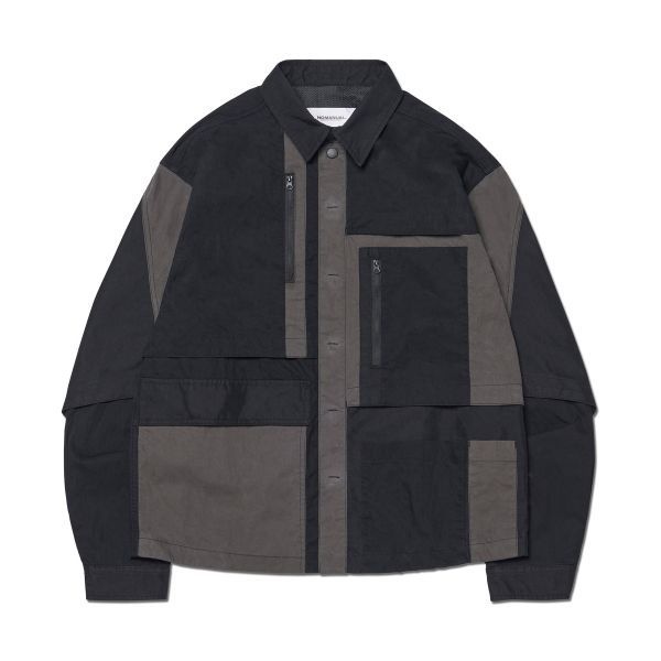 노메뉴얼 VENTILATION UTILITY JACKET - BLACK 266174 FE4734564-E2B
