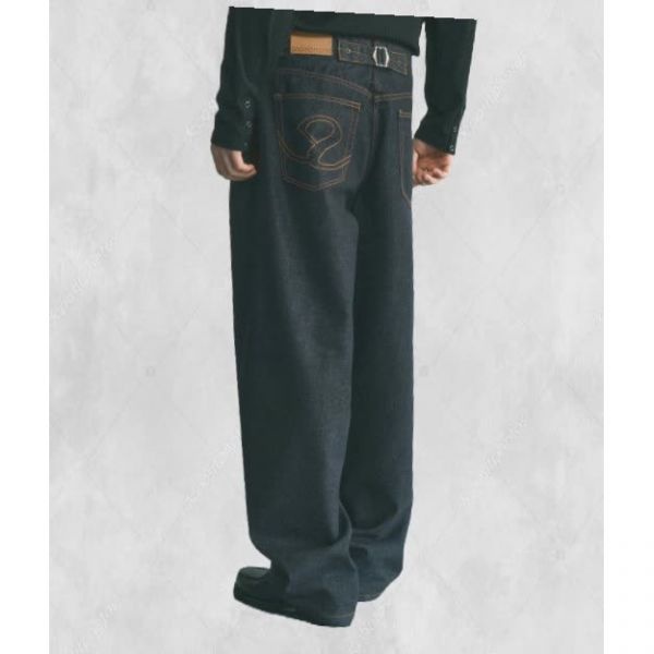 세컨모놀로그 논페이드 신치백 자수 워크 데님 팬츠 [INDIGO]_SEPT067INDIGO 254097 FE5364611-E2B