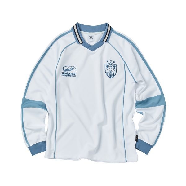 트래블 TRAVEL 져지 파이핑 롱 슬리브 화이트 TRTFAWPC18UC2 268952