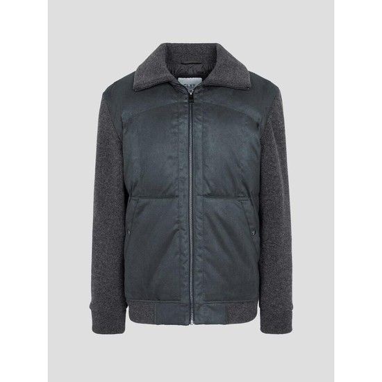 [25FW] [갤럭시 라이프스타일] 경량 하이브리드 니트 믹스 다운 점퍼 - 그린 (GC5938M11M)