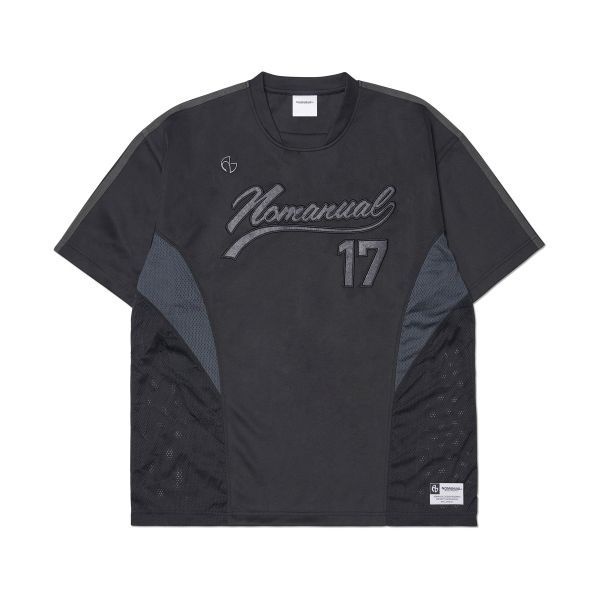 노메뉴얼 SWEEP BASEBALL JERSEY - BLACK 265953 FE4734353-E2B