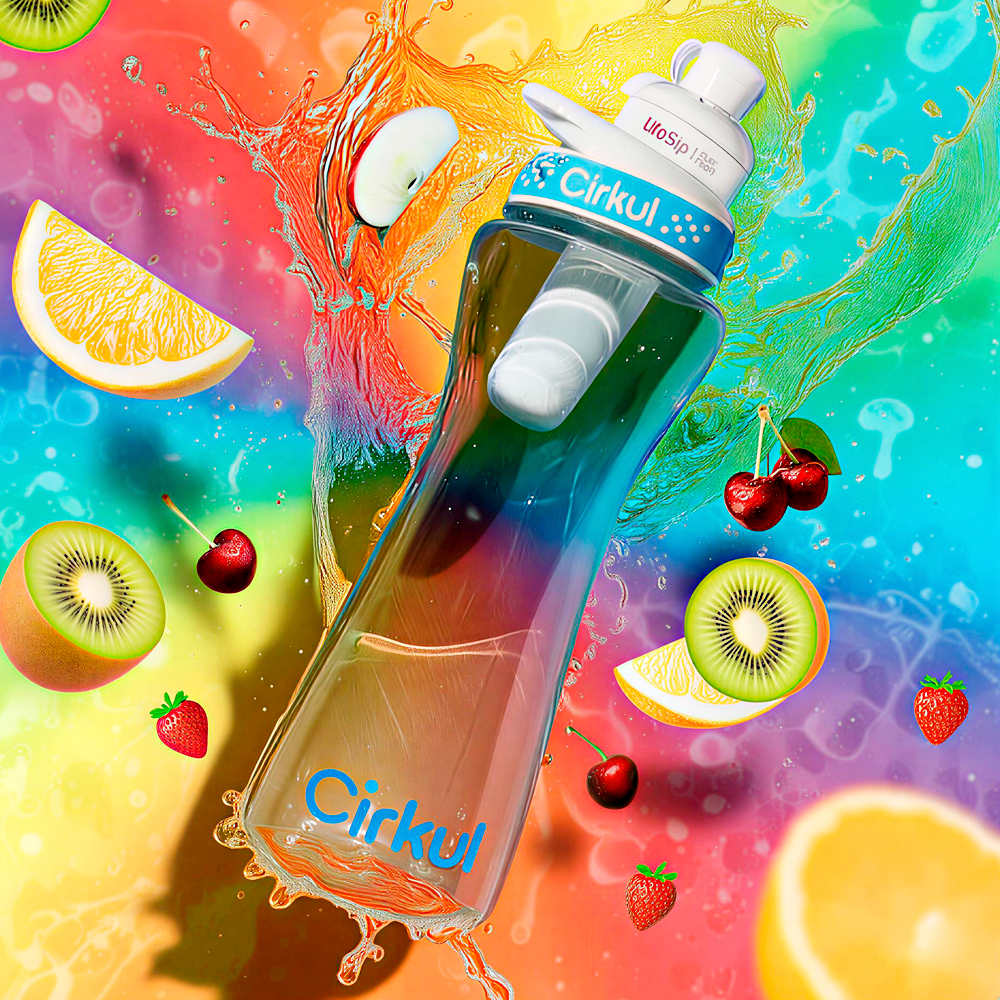 써큘 물병 스타터키트 650ml 6종 카트리지 포함 워터보틀 Cirkul